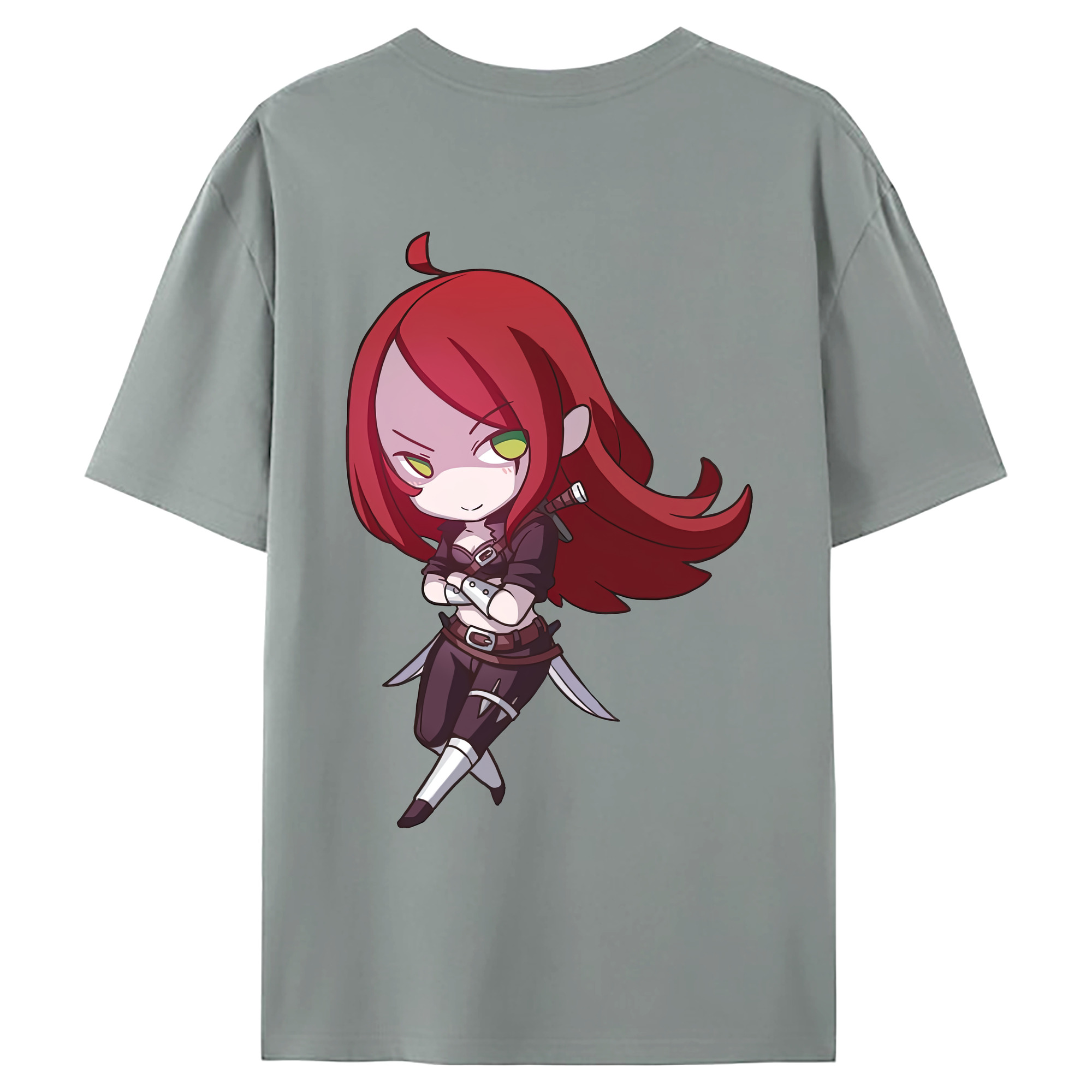（画像用） リーグ・オブ・レジェンド League of Legends LOL 綿100％ メンズ半袖Tシャツ（バックプリント） 通気性